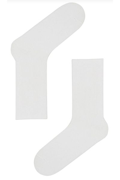 mcy butik 6 Pack Men's Original Bamboo White Socks