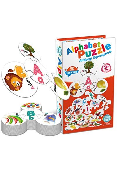 Fillikutum Ilk Alfabe Puzzle 29 Harf 128 Kart Alfabeyi Öğreniyorum Circle Toys