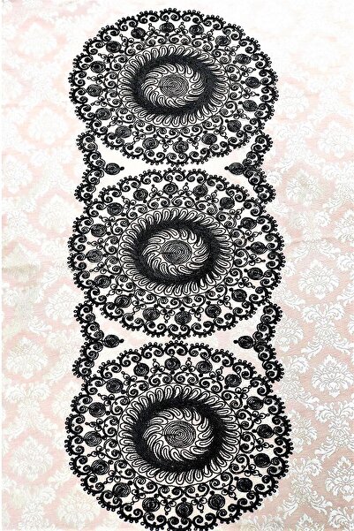 Çt Çeyizci Tekstil Runner Одномісний стіл Runneri - Чорний