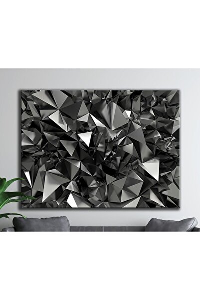 Voovart Soyut Yönlü Kristalize Kanvas Tablo Md131