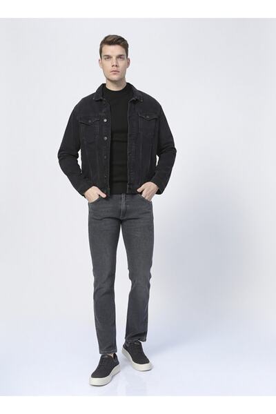Lee Cooper تان 4 جاكيت جينز رجالي من قماش الدنيم Xxl
