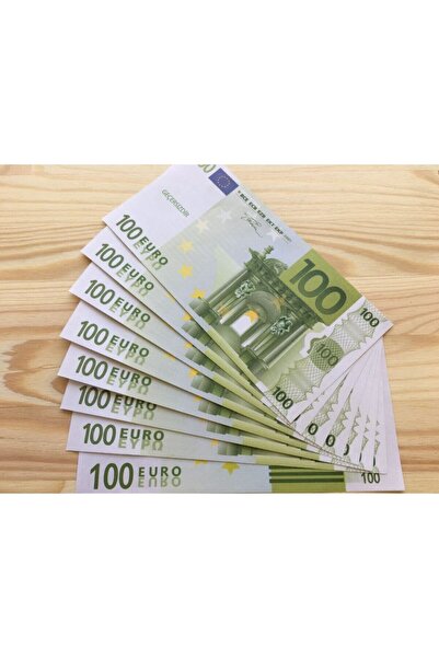 Techno Center Düğün Eğlence Ve Oyun Için Geçersiz Şaka Parası 1 Deste 100 Euro