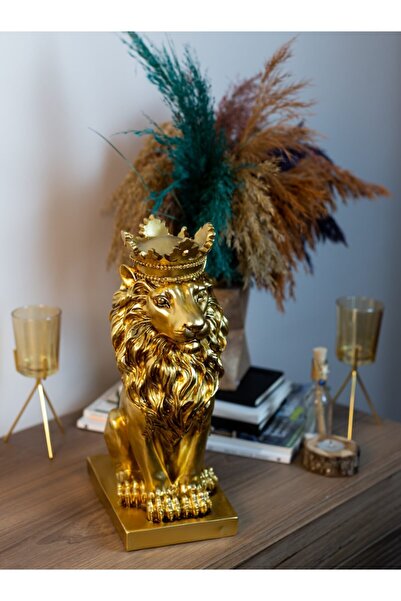 Gloriys Home & Decor Polyester Gold Aslan
