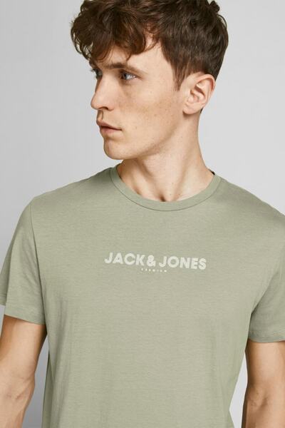 Jack & Jones Jprblabooster Men's T-Shirt-Khaki 12208467