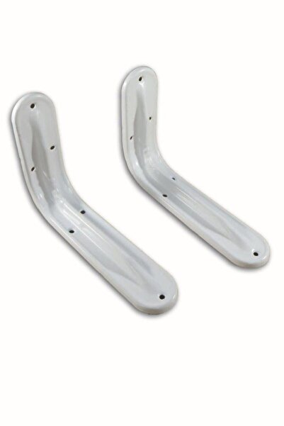 AVMmarketim Raf Altı L Ayak Beyaz L Raf Ayağı 2 Adet Birden 14x20 Cm