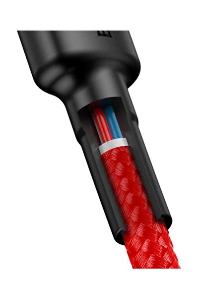 Baseus Cafule Type-C PD2.0 60W Flash Şarj Kablo 20V 3A 2M-Siyah