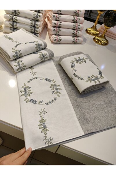 incisecrethome Ручна робота в стилі рококо, 1 штука, та вишита весільна бамбукова рушник 50*90