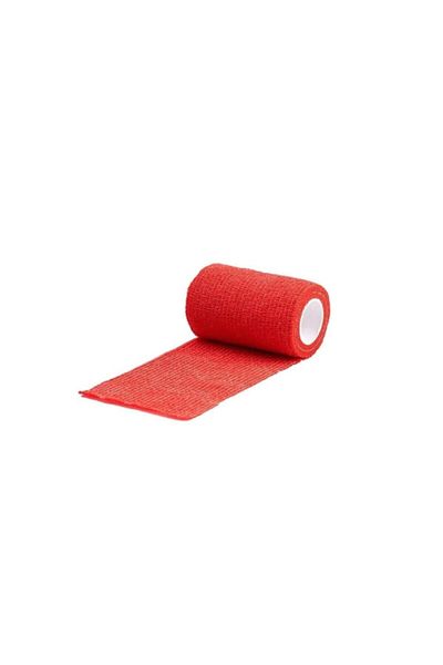 sayberk Self Adhesive Bandage 10cm X 4.5m Red Color