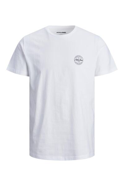 Jack & Jones Jjeshark Tee Ss طاقم الرقبة Noos 12205022