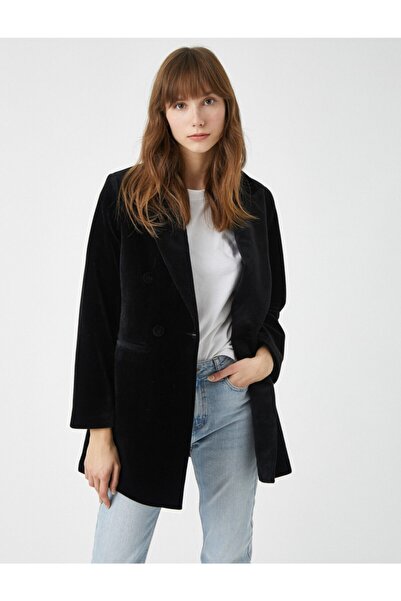 Koton Παλτό με κουμπιά με λεπτομέρειες