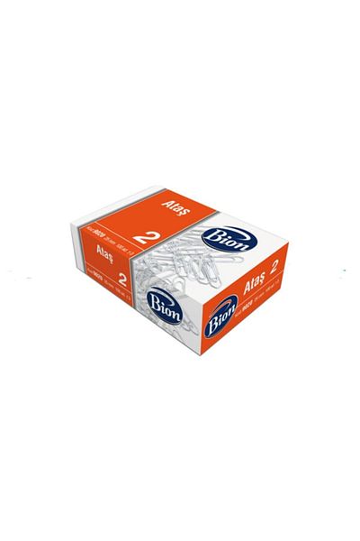 Bion 100 Pieces No.2 Paper Clips 24 Mm (7 Boxes)