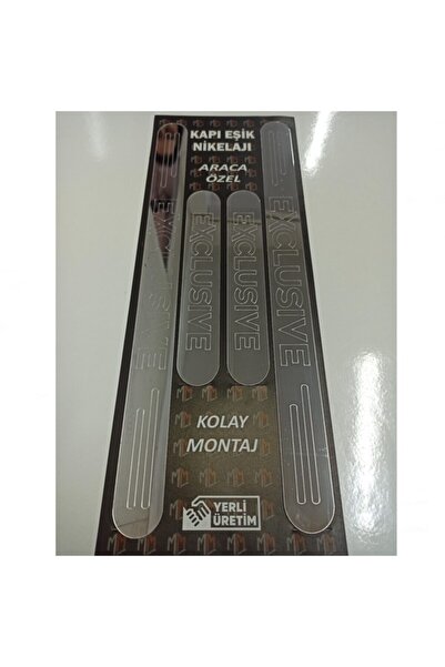 Aksefuar Lazer Citroen Berlingo Exclusive Yazılı Pleksi Kapı Eşiği