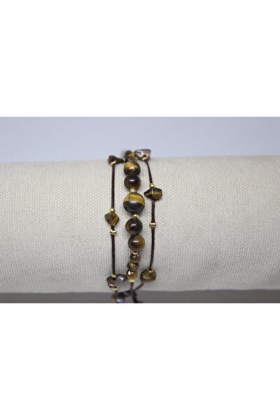 Yasamtohumu Narukvica od kamena tigrovog oka - udobna kroj