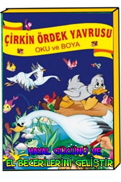 Parıltı Yayıncılık Ugly Duckling - Read and Paint