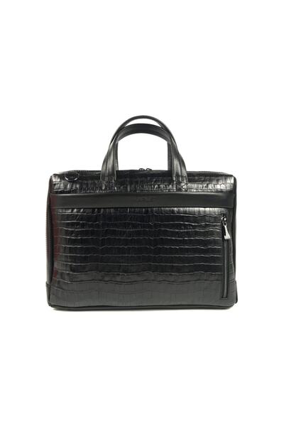 Skarlet كمبيوتر محمول من الجلد الطبيعي وحقيبة