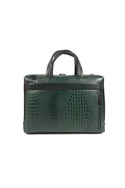 Skarlet كمبيوتر محمول من الجلد الطبيعي وحقيبة