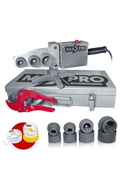 MAX PRO TOOLS Yüksek Kalite Çift Residanslı 1800 W Makaslı Pprc Plastik Boru ...