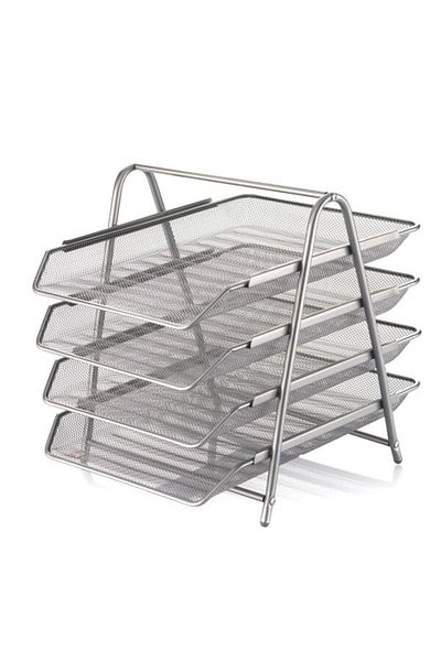 Cassa 4 Piece Metal Mesh Document Rack 8934