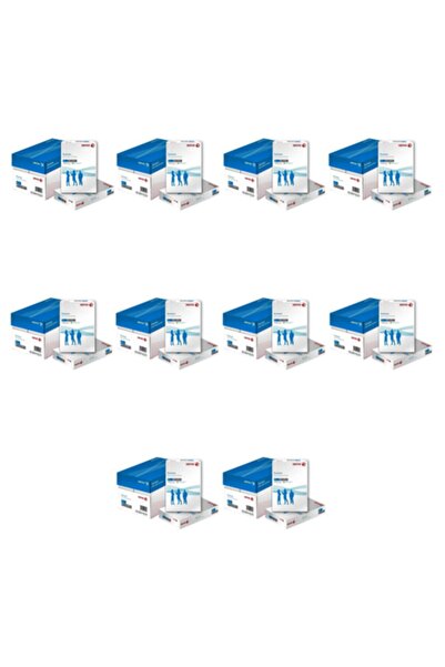 Xerox ورق نسخ A4 للأعمال 80 جرام 500 قطعة - 10 صناديق (50 عبوة)