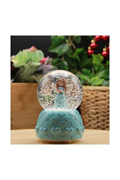 hediye Melek Kar Küresi Işıklı