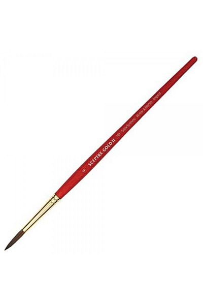 Winsor Newton Winsor & Newton Sceptre Gold II Series 101 Short Handle Round Brush No:6