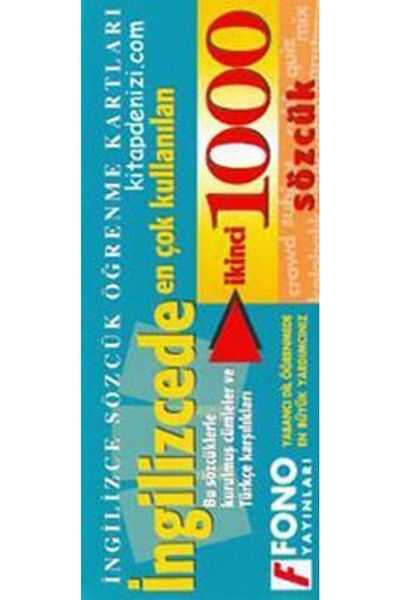 Fono Yayınları Second 1000 Words Cards in English - Collective