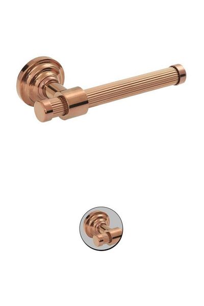 Maya Line Pvd Rose Open Paper Holder 100% Brass