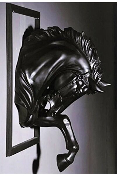 be art you Duvar At Heykeli Siyah