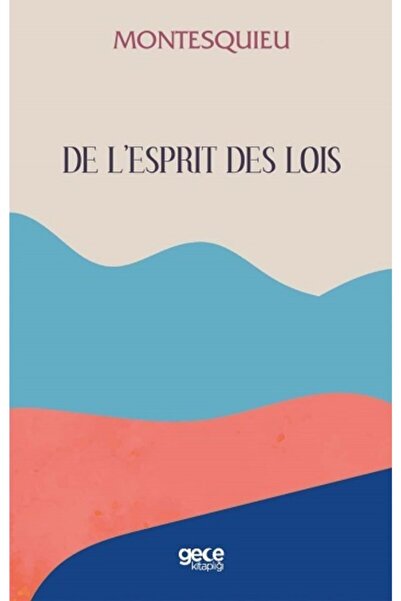 Genel Markalar De L’esprit Des Lois - - Montesquieu Kitabı