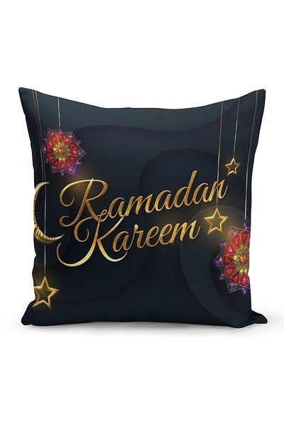 Filamente Husă de pernă cu model special Ramadan, imprimată digitală, pe două fețe
