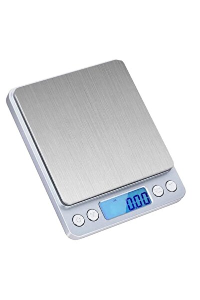 JUNGLEE Lcd Ekranlı Hassas Terazi Metal Altın Gümüş Mutfak Kuyumcu Tartısı 0,...