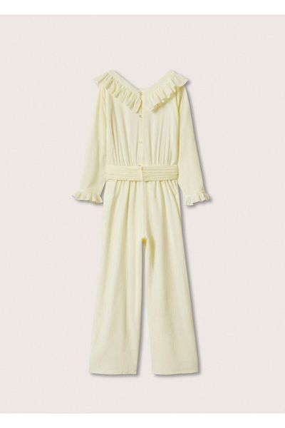 MANGO Kids White Jumpsuit for Kids