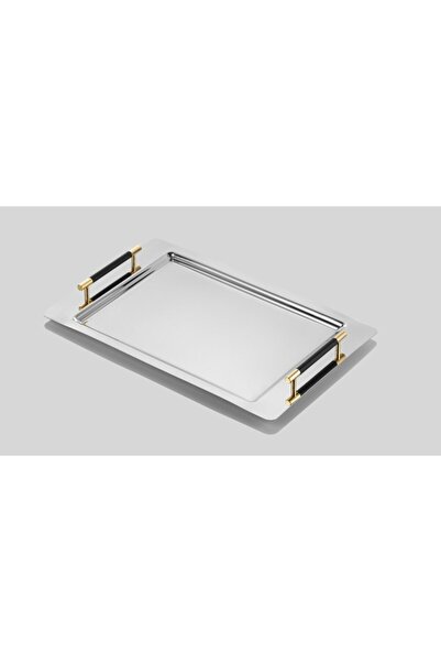 Tiamo Ela Black Gold - صينية فولاذية مفصلة