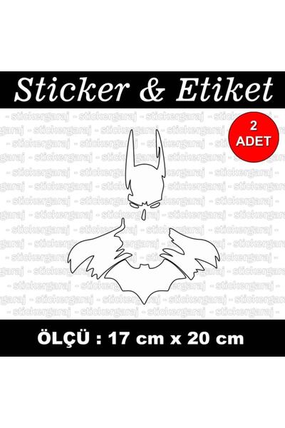 auto ملصق باتمان للزجاج الأمامي الخلفي - ملصق متوافق مع الكمبيوتر المحمول لخو...