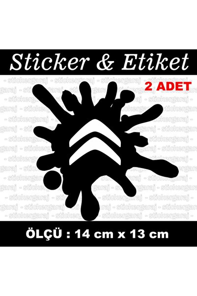 auto ملصق Citroen Tuning Modified - ملصق متوافق مع خوذة الدراجة النارية والزج...