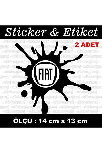 auto ملصق Fiat Tuning Modified - ملصق متوافق مع خوذة الدراجة النارية والزجاج ...