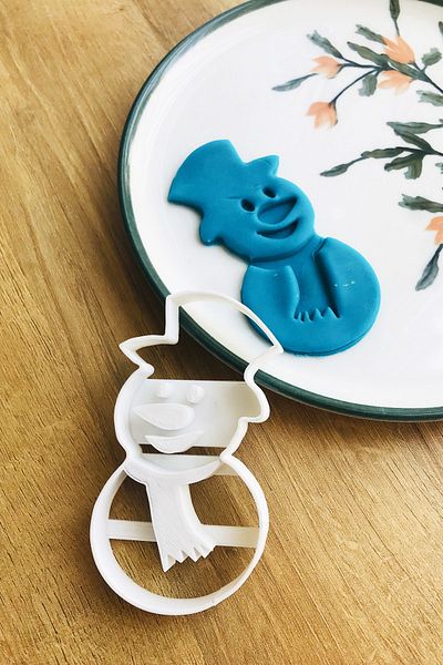CESTOPİENO Scarf Snowman Cookie Mold