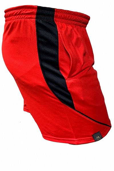 Fs Men's Casual Red Cardio Fitness Running Shorts