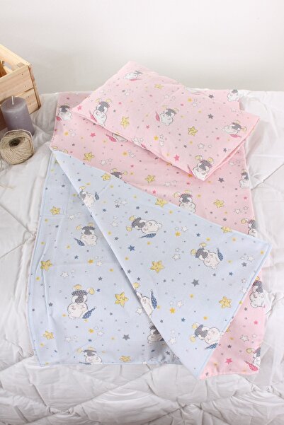 kumaşyol Antialerjenik Pamuklu Bebek Battaniyesi Ayıcık-3 Çift Taraflı Çift K...