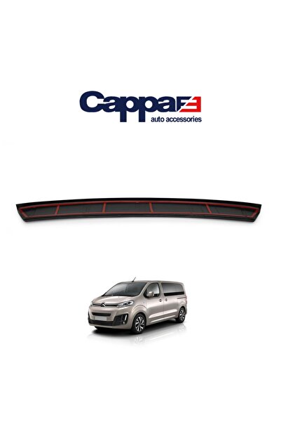 Cappafe Citroen Jumpy/spacetourer Arka Tampon Eşiği Koruma Parlak 2017- Yılı Ve Sonrası