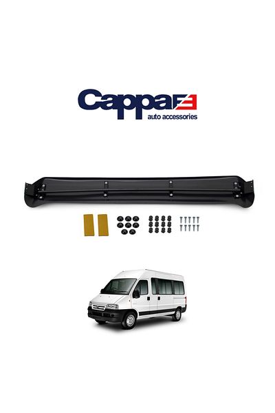Cappafe Citroen Relay Piano Black Acrylic Visor Hat - Windshield Sunshade Visor 1994-2006
