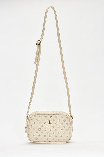 Pierre Cardin Beige Monogram Women's Shoulder Bag 05PO22Y1538