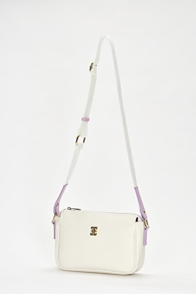 Pierre Cardin Floater Weiße Damen-Umhängetasche 05PO22Y1539