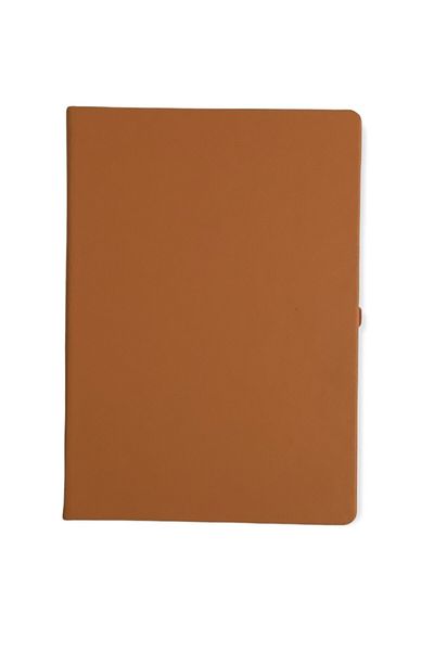 blume Acar Bullet Plus - Caiet de 15*21 cm 70 gr Ivory Dot Orange cu copertă din piele