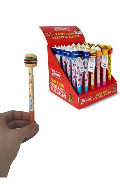 Mikro Versatile Pen with Fast Food Figure 0.7