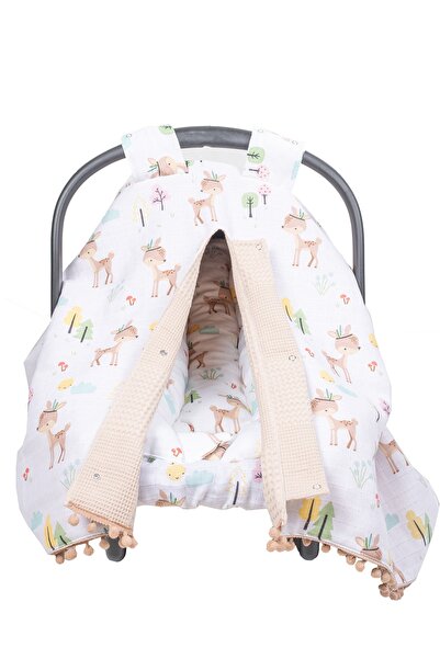 Babiescolletion Çift Taraflı Puset Örtüsü Ve Minderimiz Ve Çarşafımız Ceylanl...