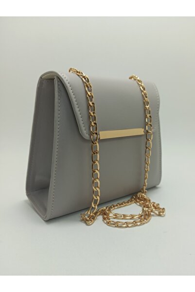 dizaynbag Women's Gray Chain Strap Bag