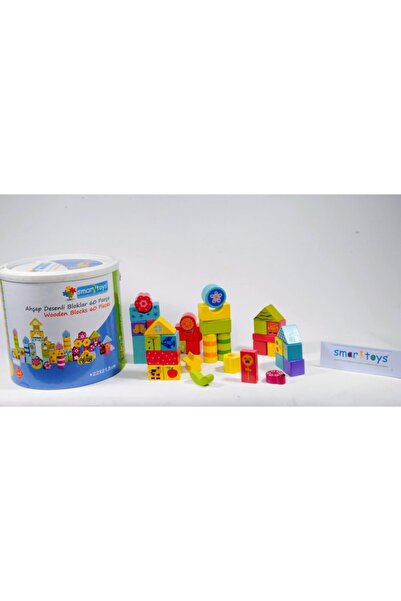 Smarttoys (ahşap Desenli Bloklar 60 Parça) Wooden Blocks 60 Pieces
