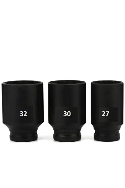 kayasanyapimarket 1/2 6 Köşe Derin Havalı Lokma Darbeli 27-30-32mm Somafix