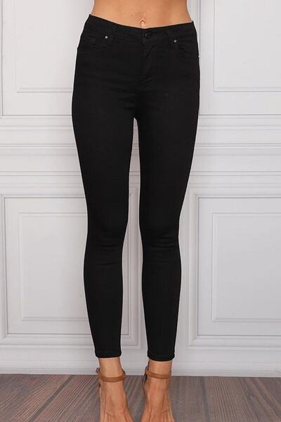 Livik Blugi negri extra skinny (picior strâmt)